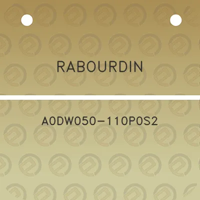 rabourdin-a0dw050-110p0s2