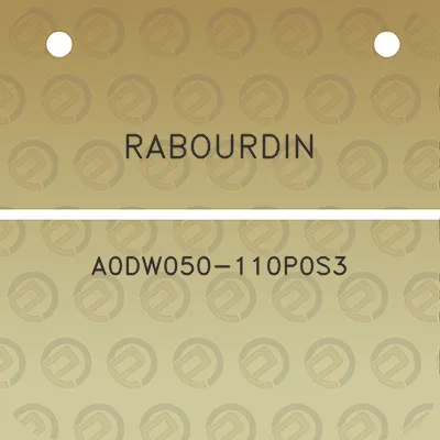 rabourdin-a0dw050-110p0s3