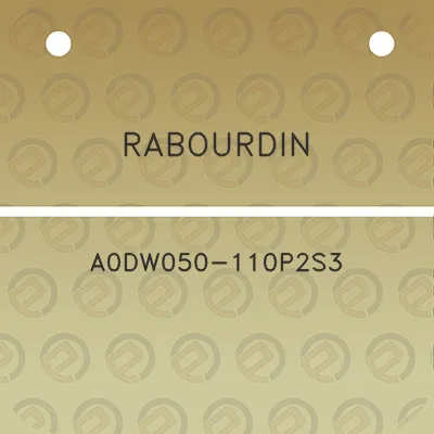 rabourdin-a0dw050-110p2s3