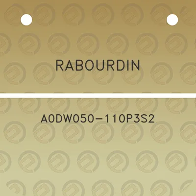 rabourdin-a0dw050-110p3s2