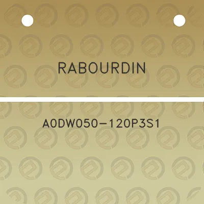 rabourdin-a0dw050-120p3s1