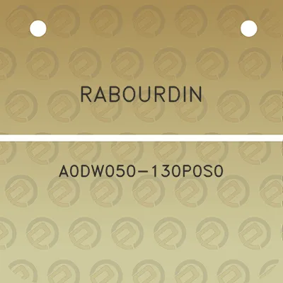 rabourdin-a0dw050-130p0s0