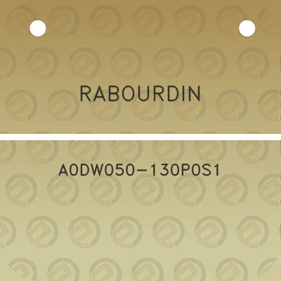 rabourdin-a0dw050-130p0s1