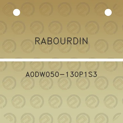 rabourdin-a0dw050-130p1s3