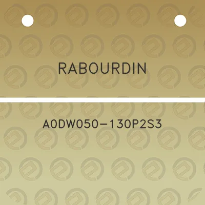 rabourdin-a0dw050-130p2s3