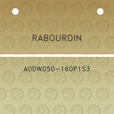 rabourdin-a0dw050-160p1s3