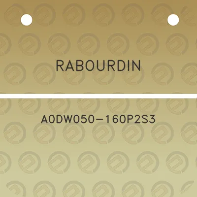 rabourdin-a0dw050-160p2s3