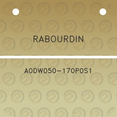 rabourdin-a0dw050-170p0s1