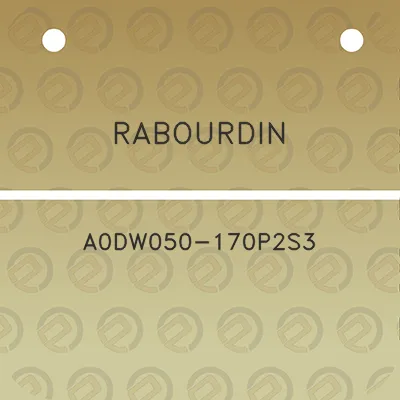 rabourdin-a0dw050-170p2s3