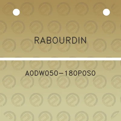 rabourdin-a0dw050-180p0s0