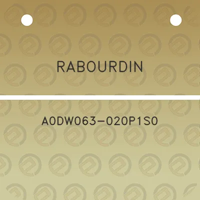 rabourdin-a0dw063-020p1s0