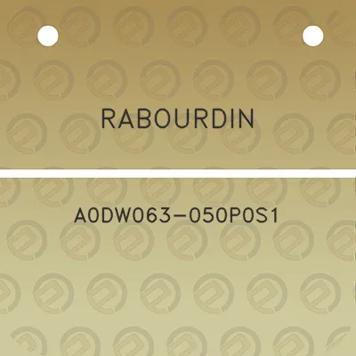 rabourdin-a0dw063-050p0s1