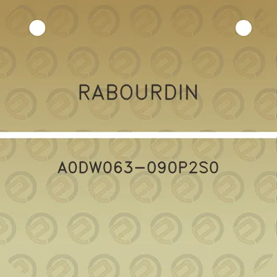 rabourdin-a0dw063-090p2s0