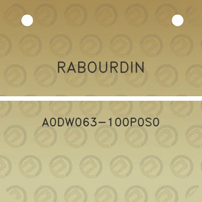 rabourdin-a0dw063-100p0s0