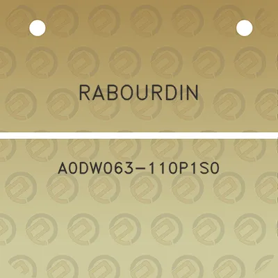 rabourdin-a0dw063-110p1s0