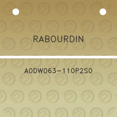 rabourdin-a0dw063-110p2s0