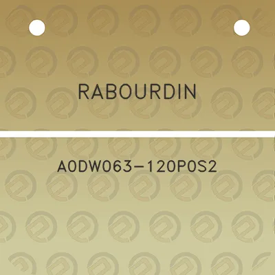 rabourdin-a0dw063-120p0s2