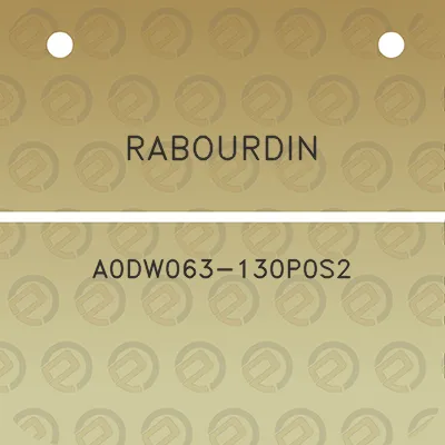 rabourdin-a0dw063-130p0s2