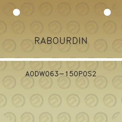 rabourdin-a0dw063-150p0s2