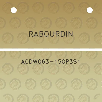 rabourdin-a0dw063-150p3s1