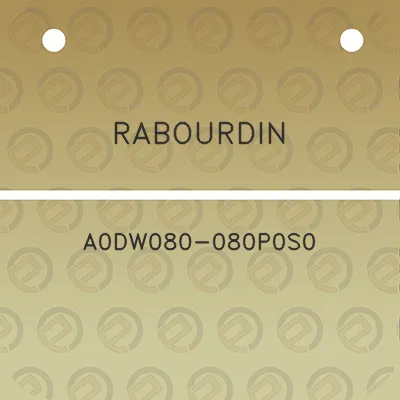 rabourdin-a0dw080-080p0s0