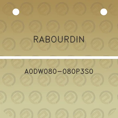 rabourdin-a0dw080-080p3s0