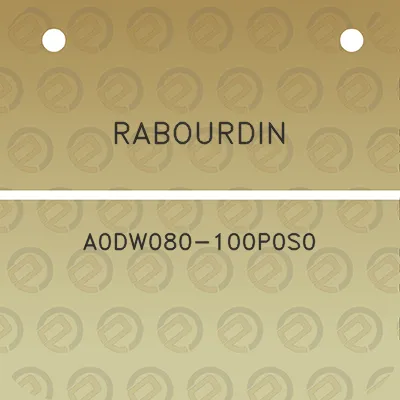 rabourdin-a0dw080-100p0s0