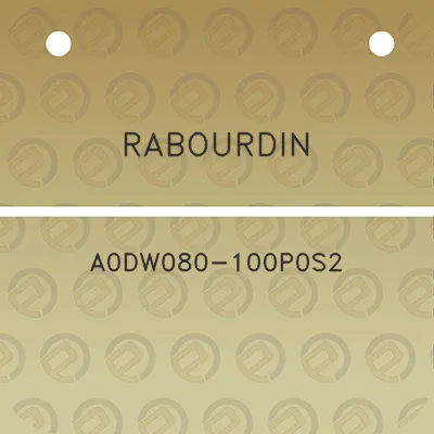 rabourdin-a0dw080-100p0s2