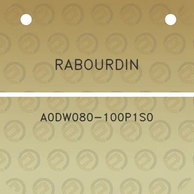 rabourdin-a0dw080-100p1s0