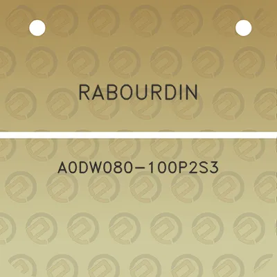 rabourdin-a0dw080-100p2s3