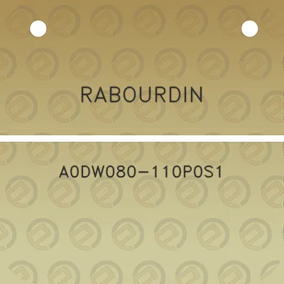 rabourdin-a0dw080-110p0s1