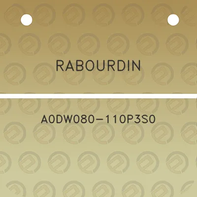 rabourdin-a0dw080-110p3s0