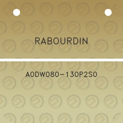 rabourdin-a0dw080-130p2s0