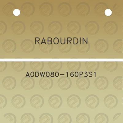 rabourdin-a0dw080-160p3s1