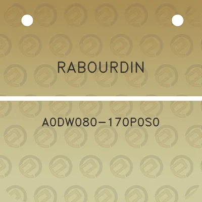 rabourdin-a0dw080-170p0s0