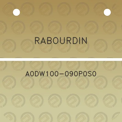 rabourdin-a0dw100-090p0s0