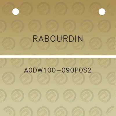 rabourdin-a0dw100-090p0s2