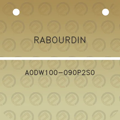 rabourdin-a0dw100-090p2s0