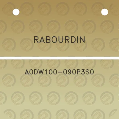 rabourdin-a0dw100-090p3s0