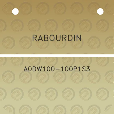 rabourdin-a0dw100-100p1s3