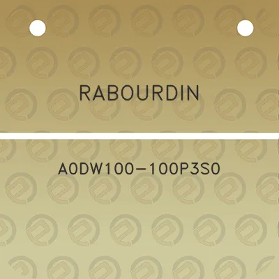 rabourdin-a0dw100-100p3s0