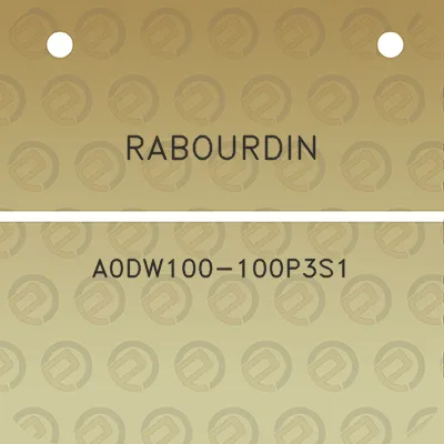 rabourdin-a0dw100-100p3s1