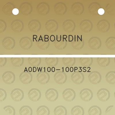 rabourdin-a0dw100-100p3s2