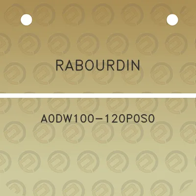 rabourdin-a0dw100-120p0s0