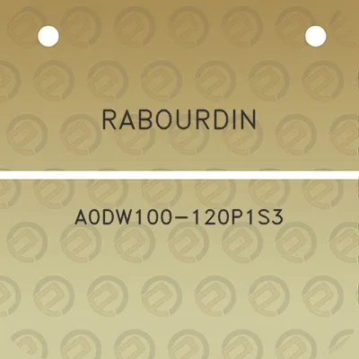 rabourdin-a0dw100-120p1s3