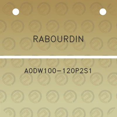 rabourdin-a0dw100-120p2s1