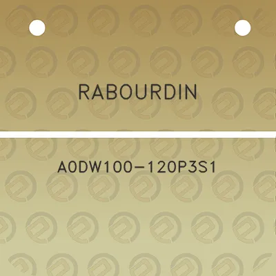 rabourdin-a0dw100-120p3s1