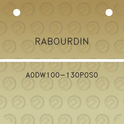 rabourdin-a0dw100-130p0s0