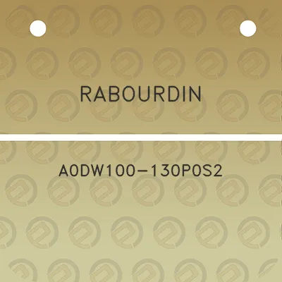 rabourdin-a0dw100-130p0s2