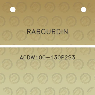 rabourdin-a0dw100-130p2s3